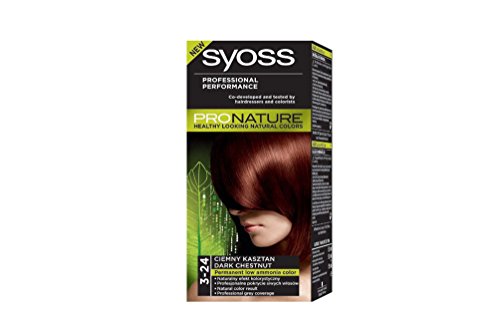 Syoss Professional Performance Permanent Hair Colour Dark Chestnut 3-24