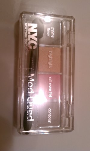 New York Colour NYC MOD Quad Eyeliner & Eyeshadow Set Far Out Fawns (855B)