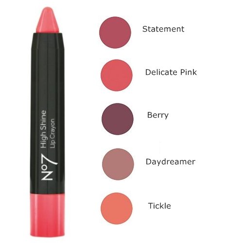 No7 High Shine Lip Crayon Statement Mini