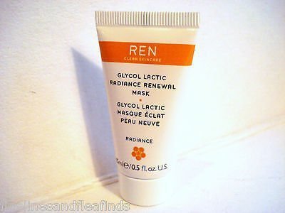 REN Glycol Lactic Radiance Renewal Mask .5 Oz travel size by REN