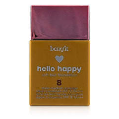 Benefit Hello Happy SPF15 Soft Blur Liquid Foundation 30ml Shade 8