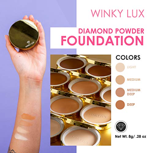 Winky Lux Diamond Complexion Powder Foundation Deep