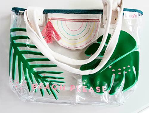 Benefit Hoola Clear Tote Beach Bag