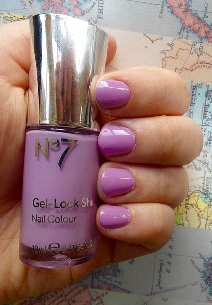 No7 Gel Finish Nail Colour Sweet Lilac