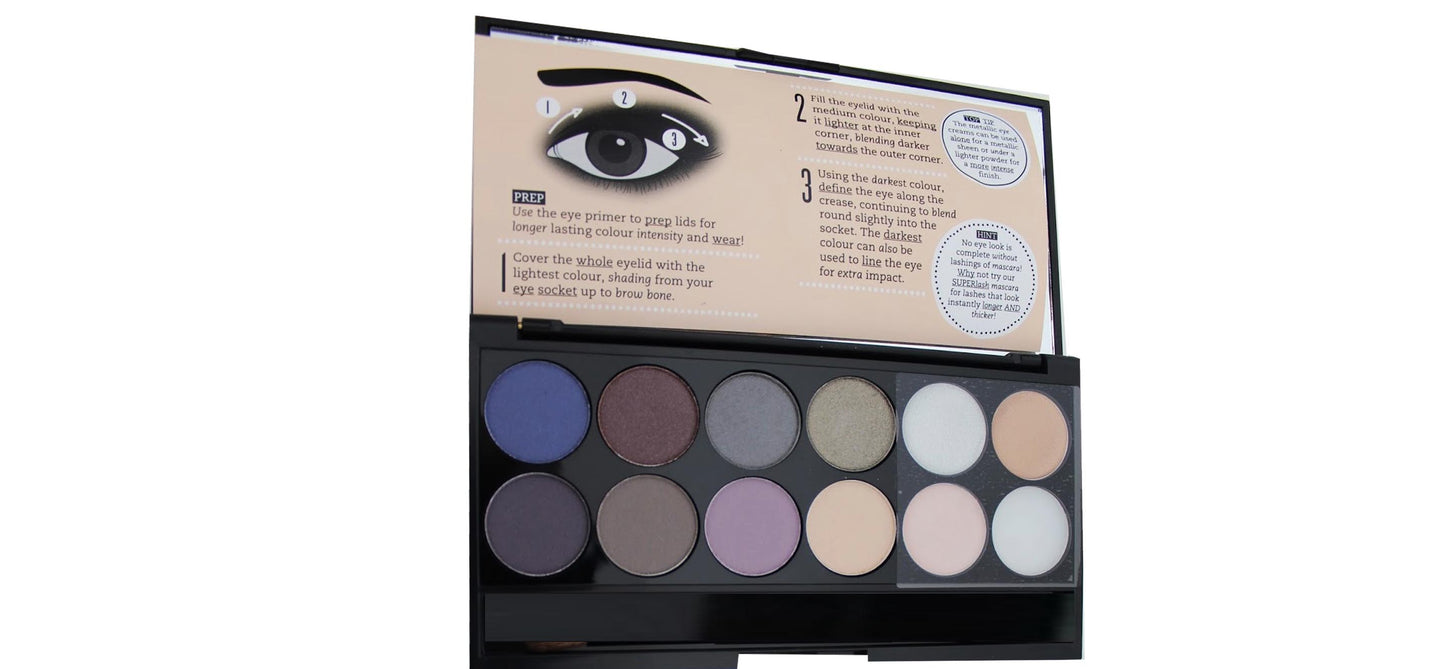 17 Seventeen Easy on the Eye Eyeshadow Palette, The Big Smoke