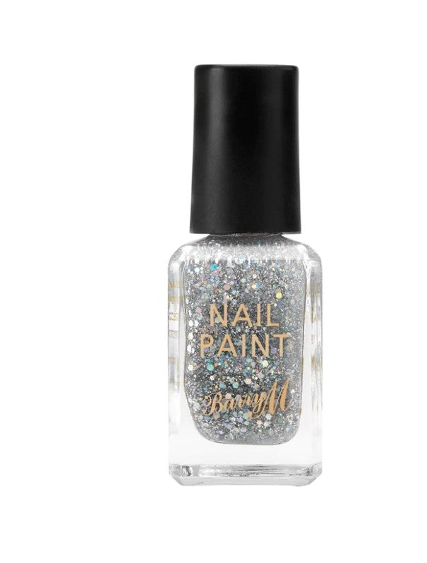 Barry M Glitter Nail Paint Alpine Snow