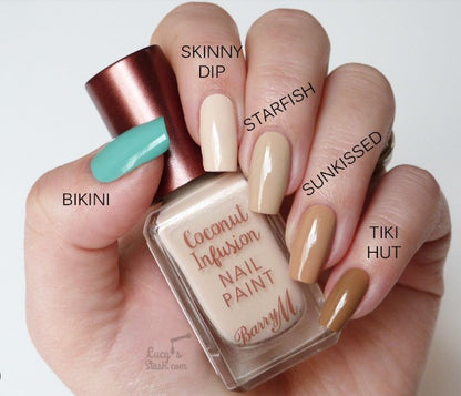 Barry M Nail Paint Coconut Infusion Gel Bikini