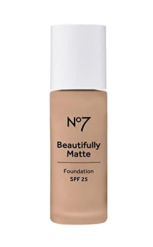 No7 Beautifully Matte Foundation (New formula spf 25) - Amber