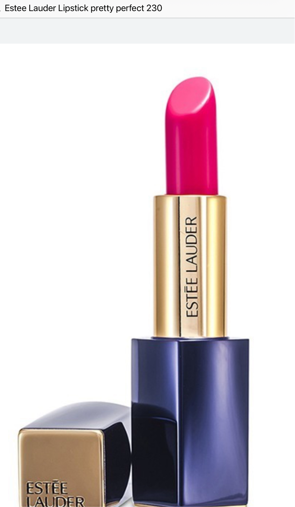 Estee Lauder Pure Colour Shine Lipstick Pretty Perfect 230