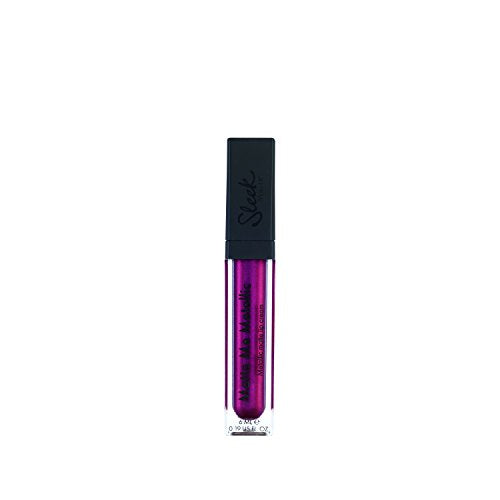 Sleek Matte Me Metallic Lip Colour, Platinised Plum