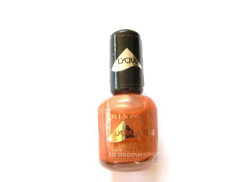 Rimmel Lycra Wear Nail Polish / Varnish - 350 Goldspun Coral