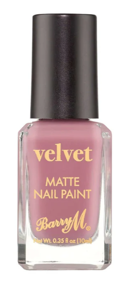 Barry M Matte Velvet Nail Paint Pink Charm