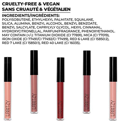 Laritzy Long Lasting Liquid MATT Lipstick Nude Peach