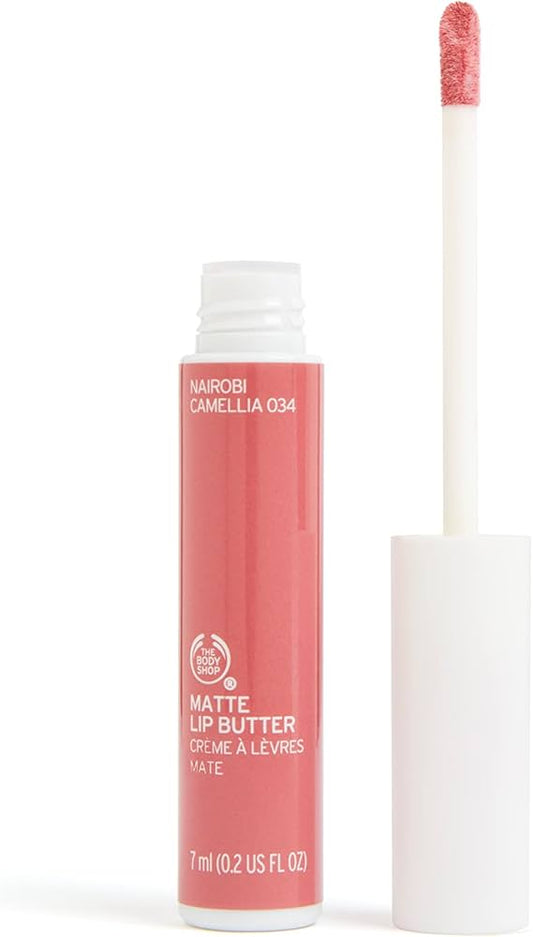 The Body Shop Matte Lip Butter Nairobi Camellia 034 by Bodyshop