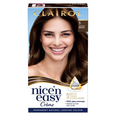 Clairol Nice'n Easy Hair Dye, 5 Medium Brown