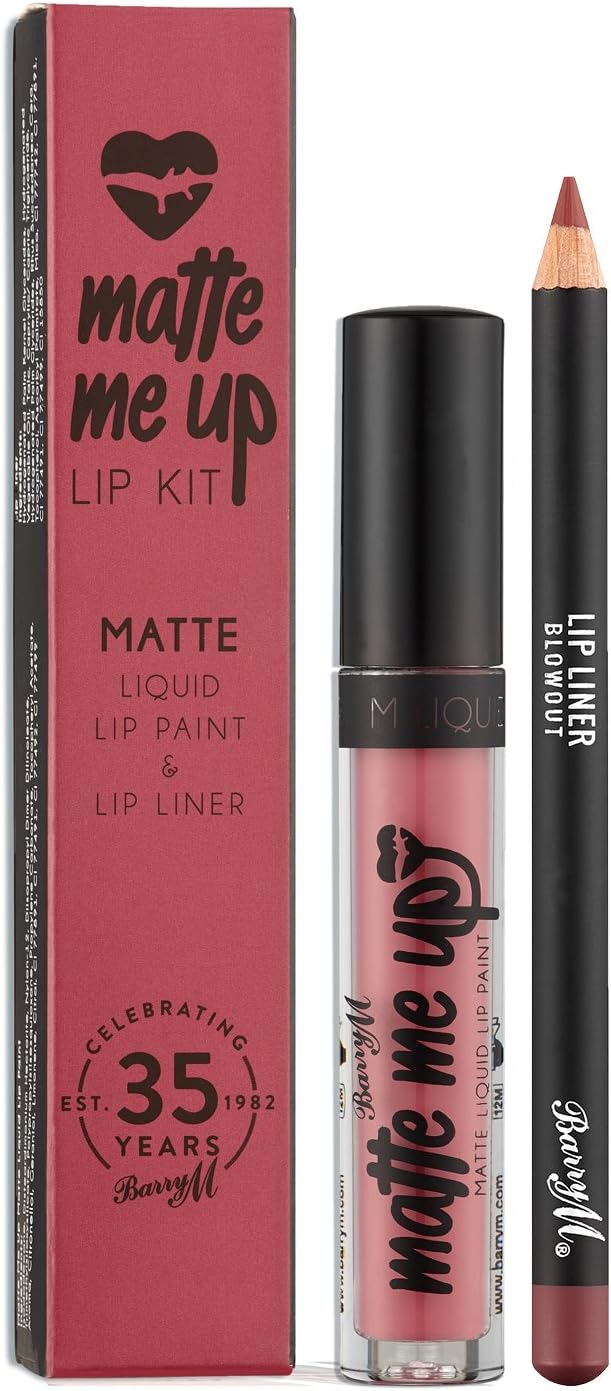 Barry M Matte Me Up Liquid Lip Kit Blowout