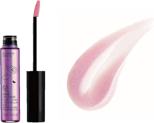 The Body Shop Lip Liquid Shine Lipgloss Blueberry Chew 102 by Bodyshop