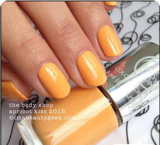 The Body Shop Colour Crush Nail Polish Apricot Kiss by Bodyshop