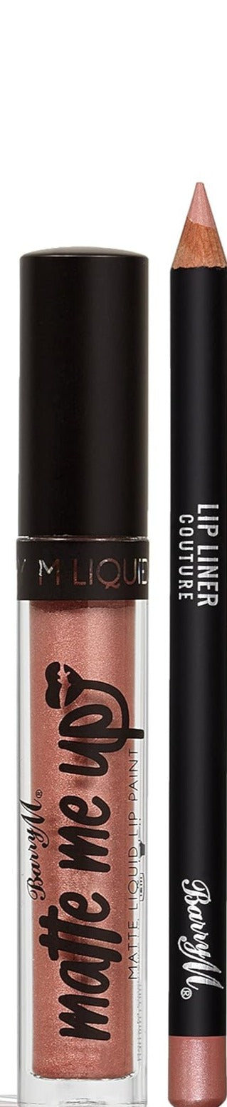 Barry M Matte Me Up Liquid Lip Kit Couture