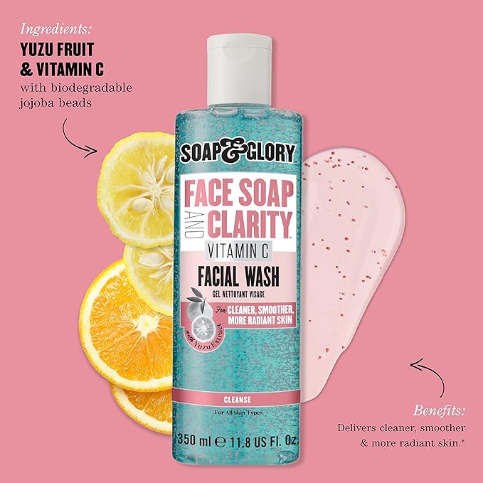 Soap & Glory Vitamin C Facial Wash Soap, 350ml