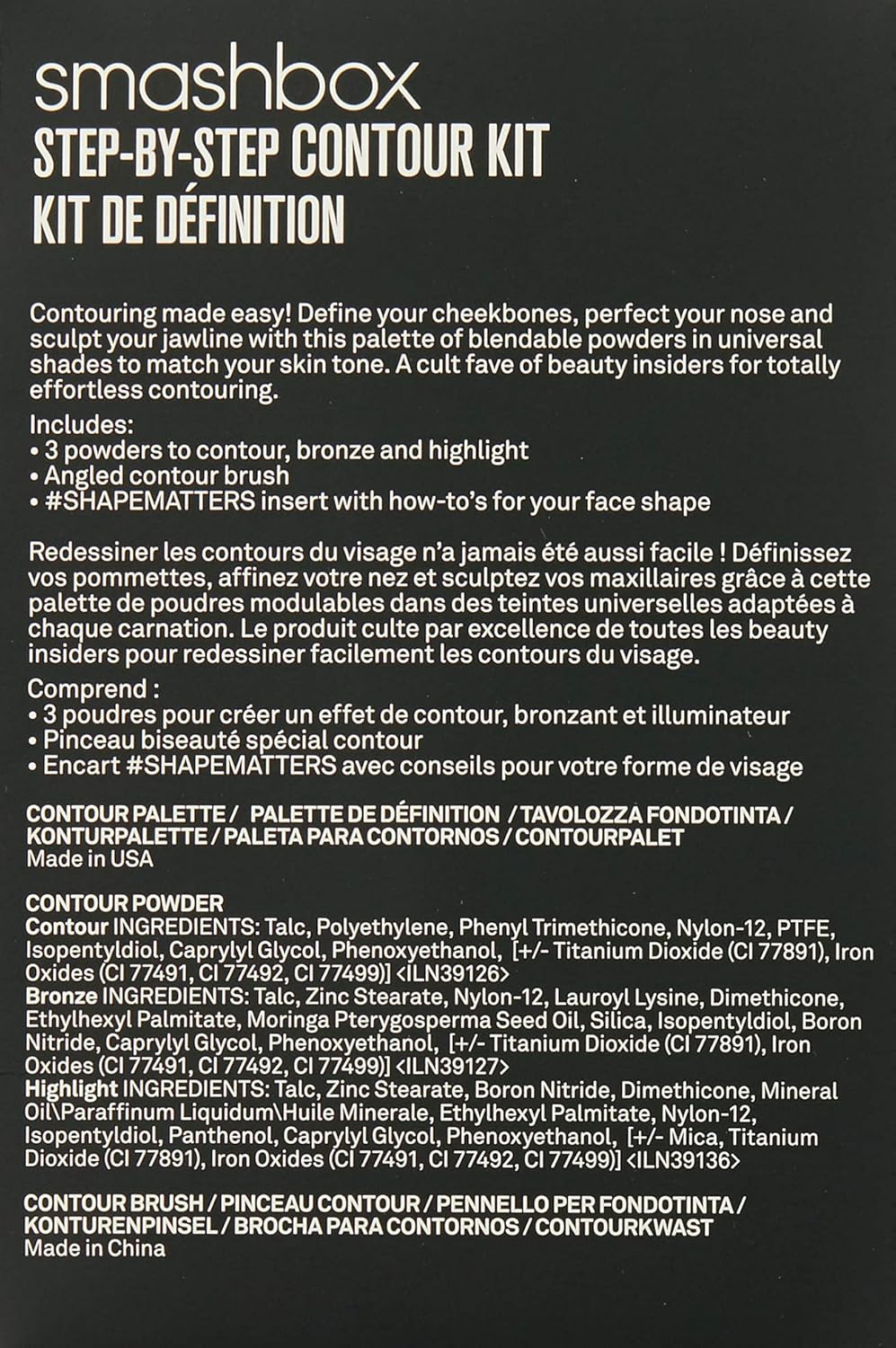 Smashbox Step by Step Contour Kit & Brush Deep