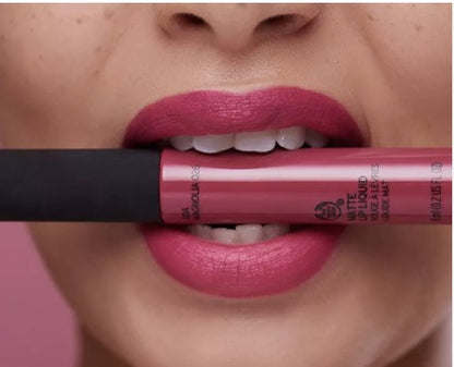 The Body Shop Lip Liquid Matte Lipgloss Cyprus Begonia by Bodyshop