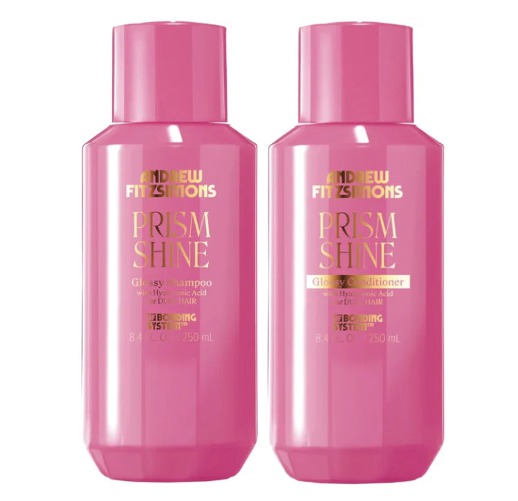 Andrew Fitzsimons Prism Shine Glossy Conditioner & Shampoo Twin 2 x 250ml