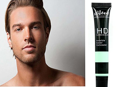 Guycealer High Definition Concealer Cream for Men - Anti-Redness/Green