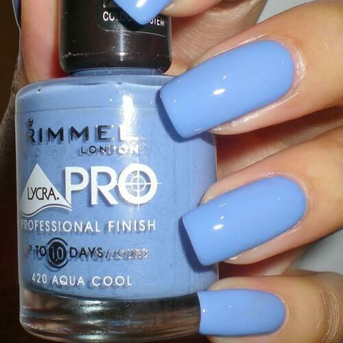 Rimmel Salon Pro Nail Polish AQUA COOL 420