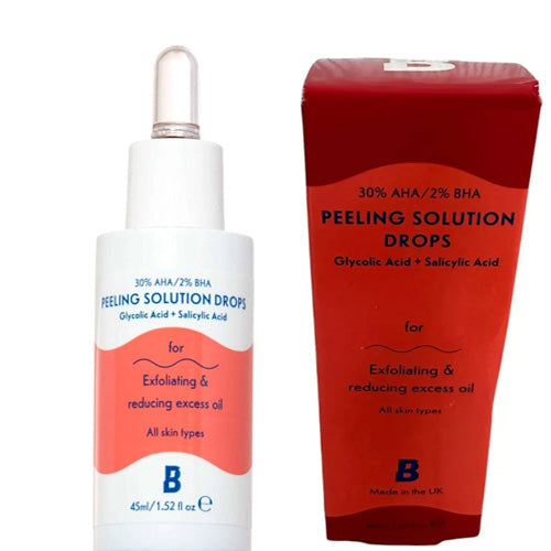 Beauty Bay Peeling Solution Drops Glycolic & Salicylic Acid 45ml (30% AHA 2% BHA)