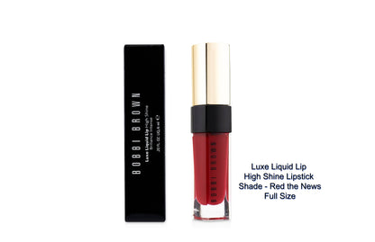 Bobbi Brown Luxe Liquid Lip High Shine Lipstick in Red the News