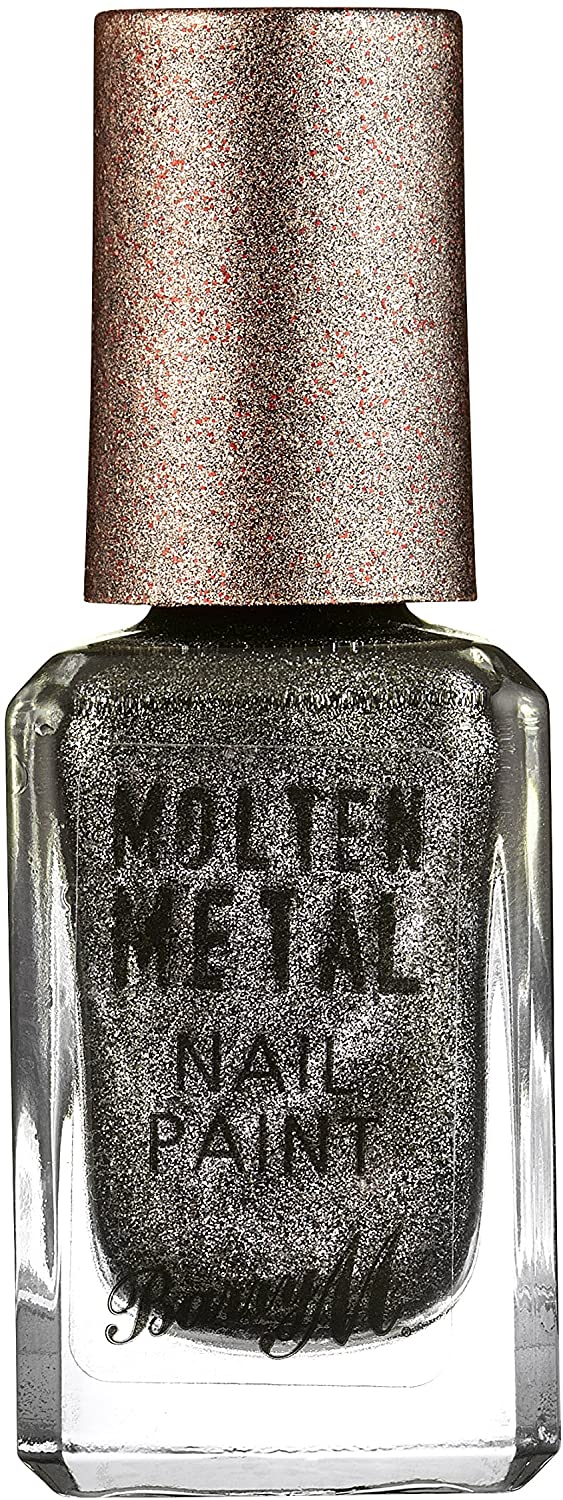 Barry M Molten Metal Nail Paint Black Diamond