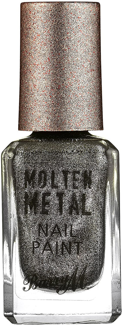 Barry M Molten Metal Nail Paint Black Diamond