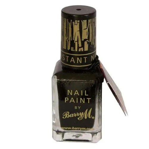 Barry M Nail Paint Nail Effect Crackle Varnish in Black