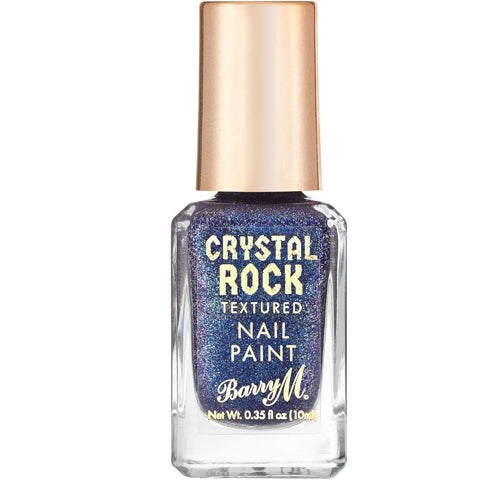 Barry M Crystal Rock Textured Nail Paint Blue Sapphire