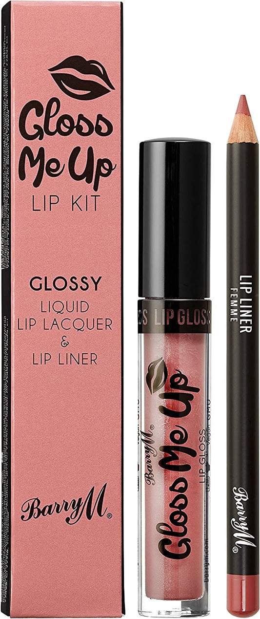 Barry M Gloss Me Up Liquid Lip Kit Femme