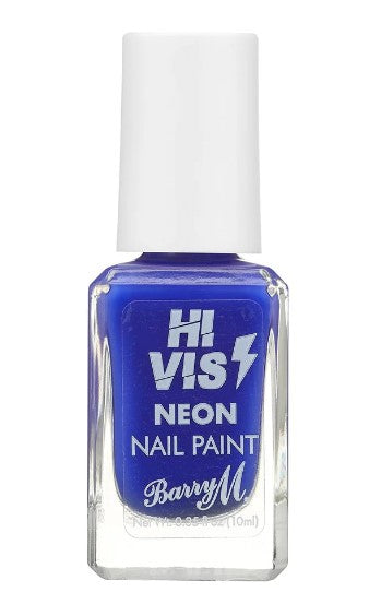 Barry M Hi Vis Neon Nail Paint Bombshell Blue
