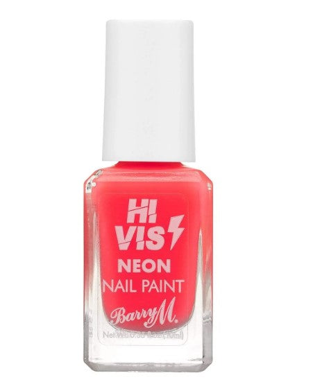 Barry M Hi Vis Neon Nail Paint Coral Blaze