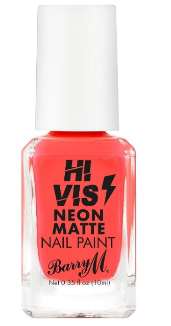 Barry M Hi Vis Neon Nail Paint Red Frenzy
