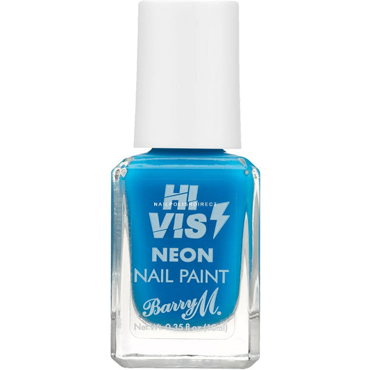 Barry M Hi Vis Neon Nail Paint Blue Shock