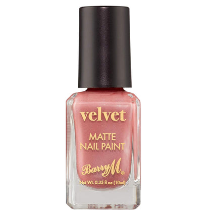 Barry M Matte Velvet Nail Paint Oyster Pink