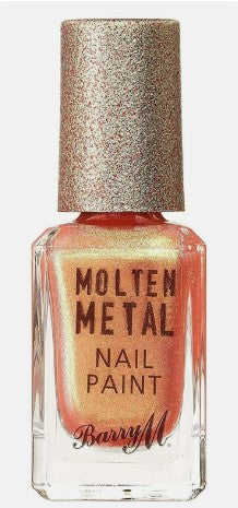 Barry M Molten Metal Nail Paint Peachy Feels