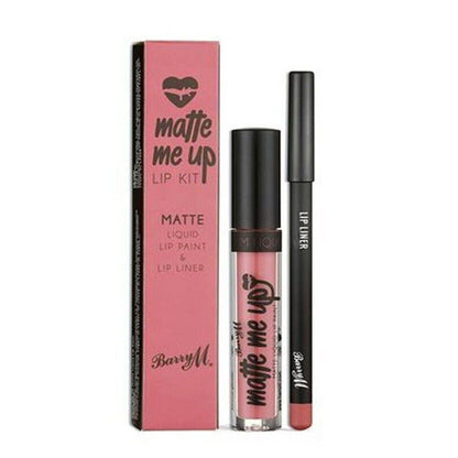 Barry M Matte Me Up Liquid Lip Kit Pose