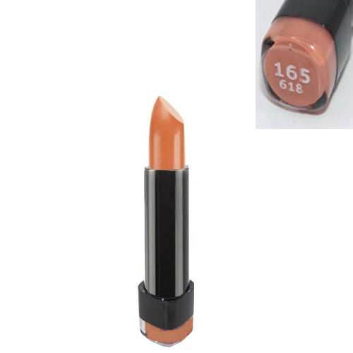 Barry M Matte Black Case with Clear Lid Full Size Lipstick Just Peachy 165