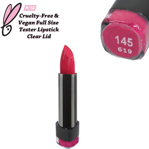 Barry M Matte Black Case with Clear Lid Full Size Lipstick Punky Pink 145