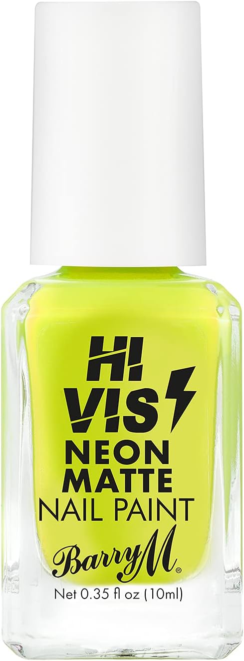 Barry M Hi Vis Neon Nail Paint Yellow Flare