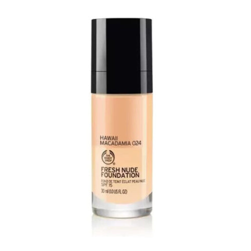The Body Shop Fresh Nude Foundation Hawaii Macadamia 024 by Bodyshop