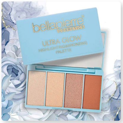 Bellapierre Ultra Glow Highlighting & Bronzing Palette Beam Spectacular