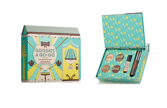 Benefit Goodies A Go-Go Eye Shadow Mascara & Primer Makeup Giftset Tin