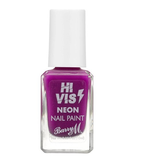 Barry M Hi Vis Neon Nail Paint Fearless Purple